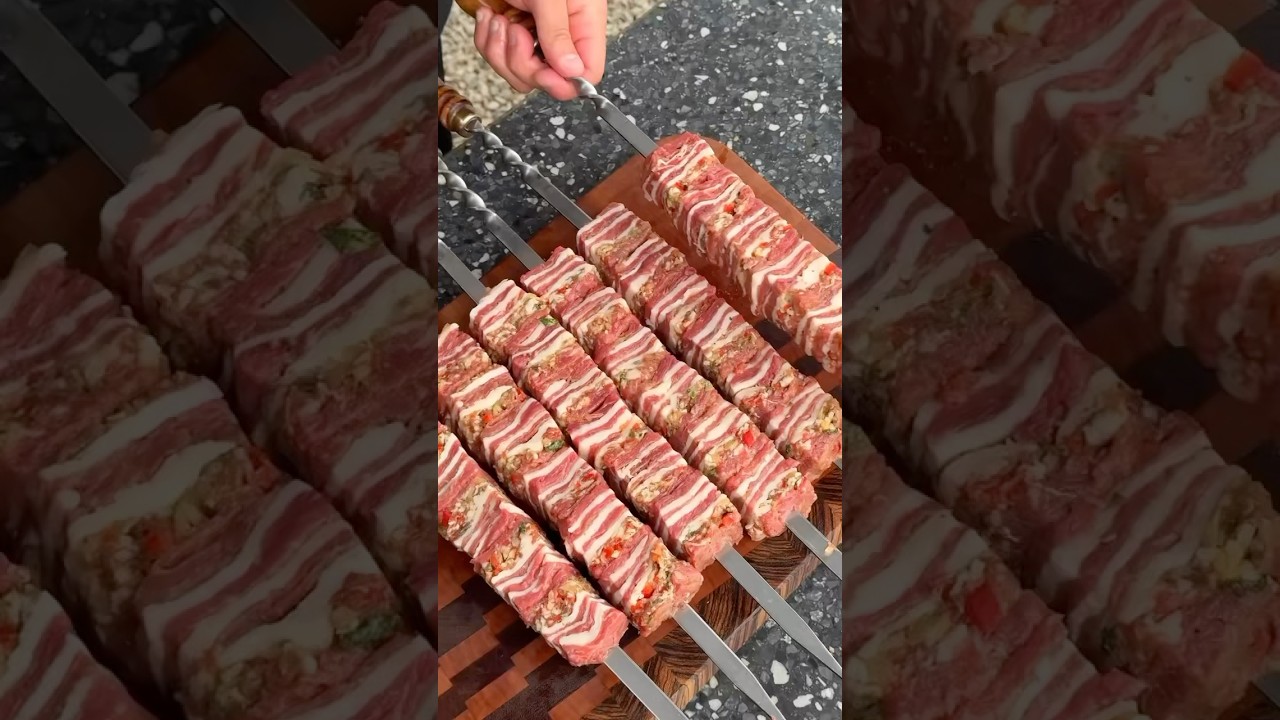 Espetinho lucrativo. Ganhe dinheiro com espetos. Churrasco. #churrasco  #carnes #churrascocaseiro
