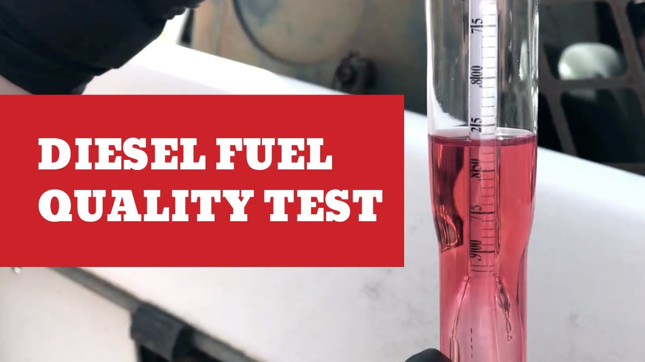 Diesel Fuel Quality Test On A Bobcat