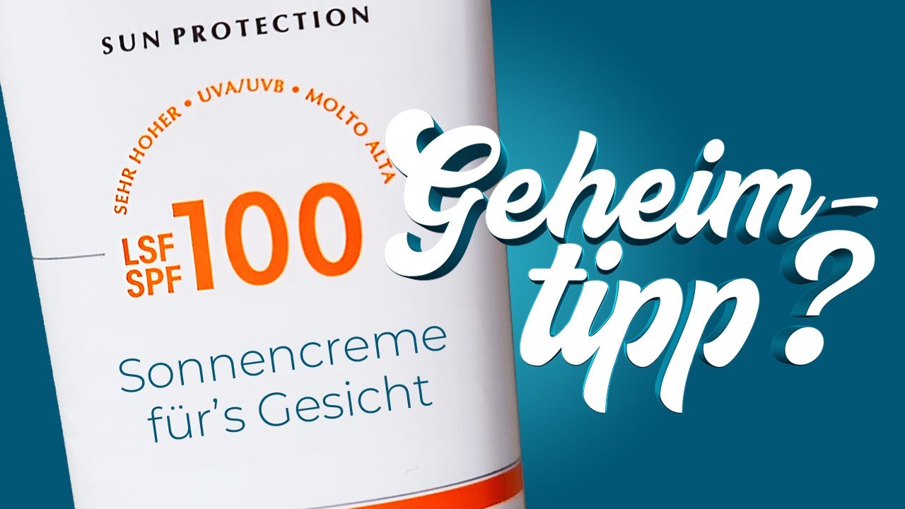 Sonnencreme für's Gesicht mit LSF 100 😎