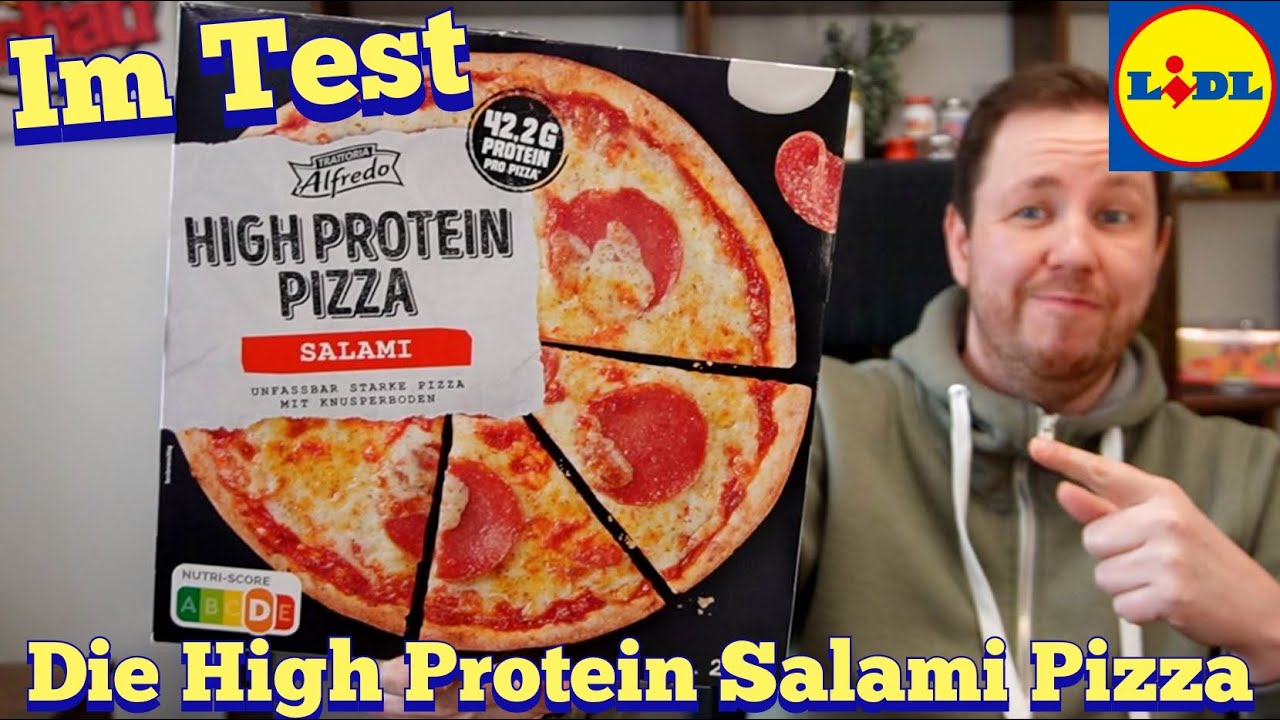 Lidl: High Protein Salami Pizza im Test