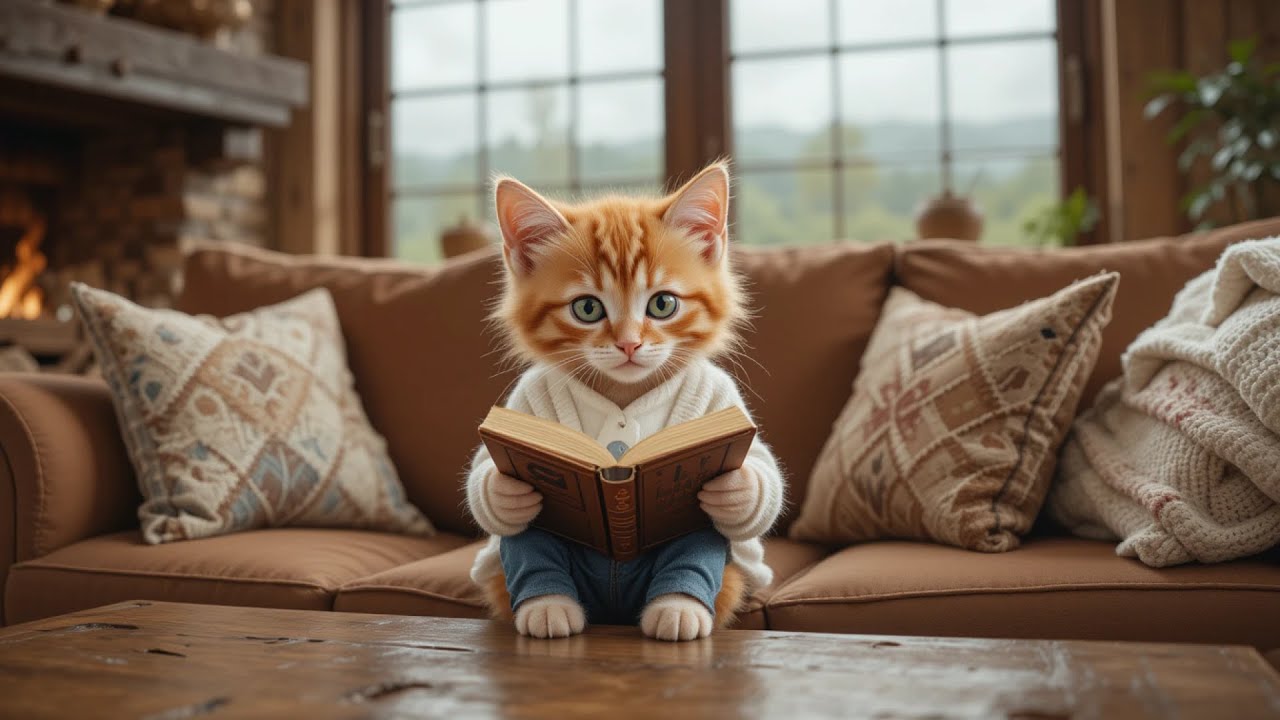 🌿Adorable Tiny Cat's Countryside Cottage Holiday!🏡😺💖 | Fluffy Animal Adventures (AI-Generated Story)