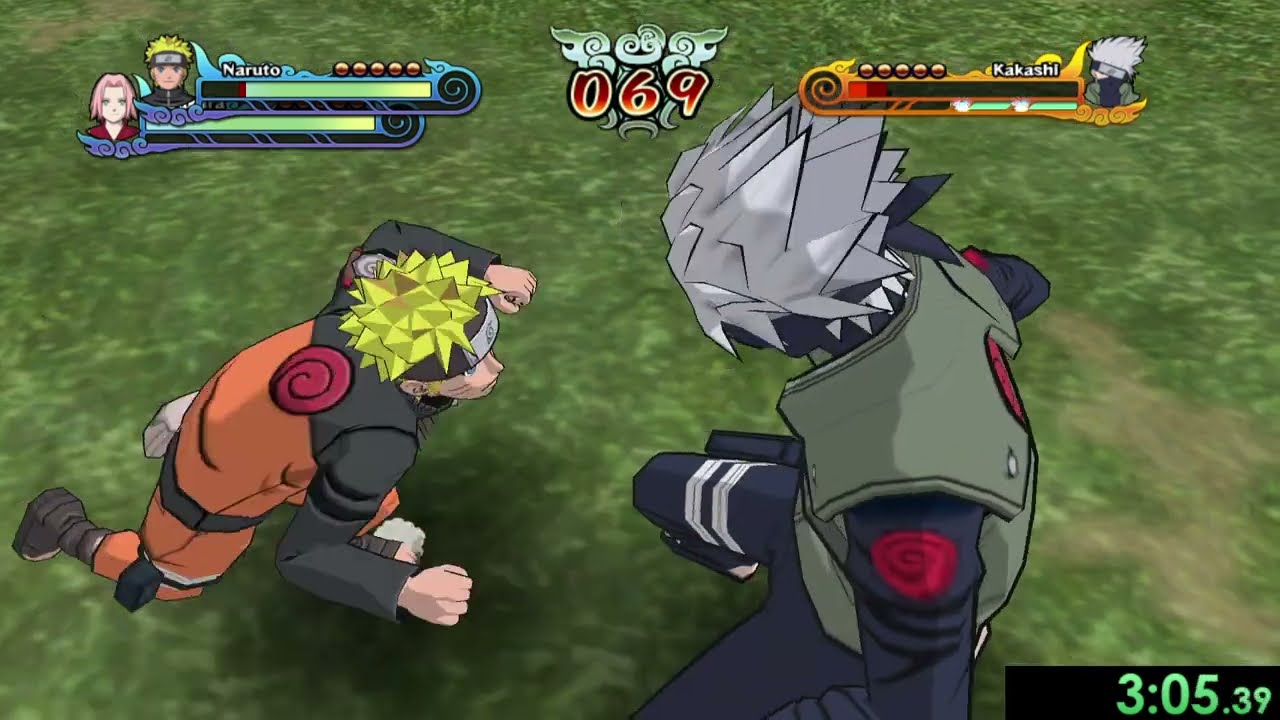 Naruto Clash of Ninja Revolution 3 Speedrun Old WR (20:13.10)