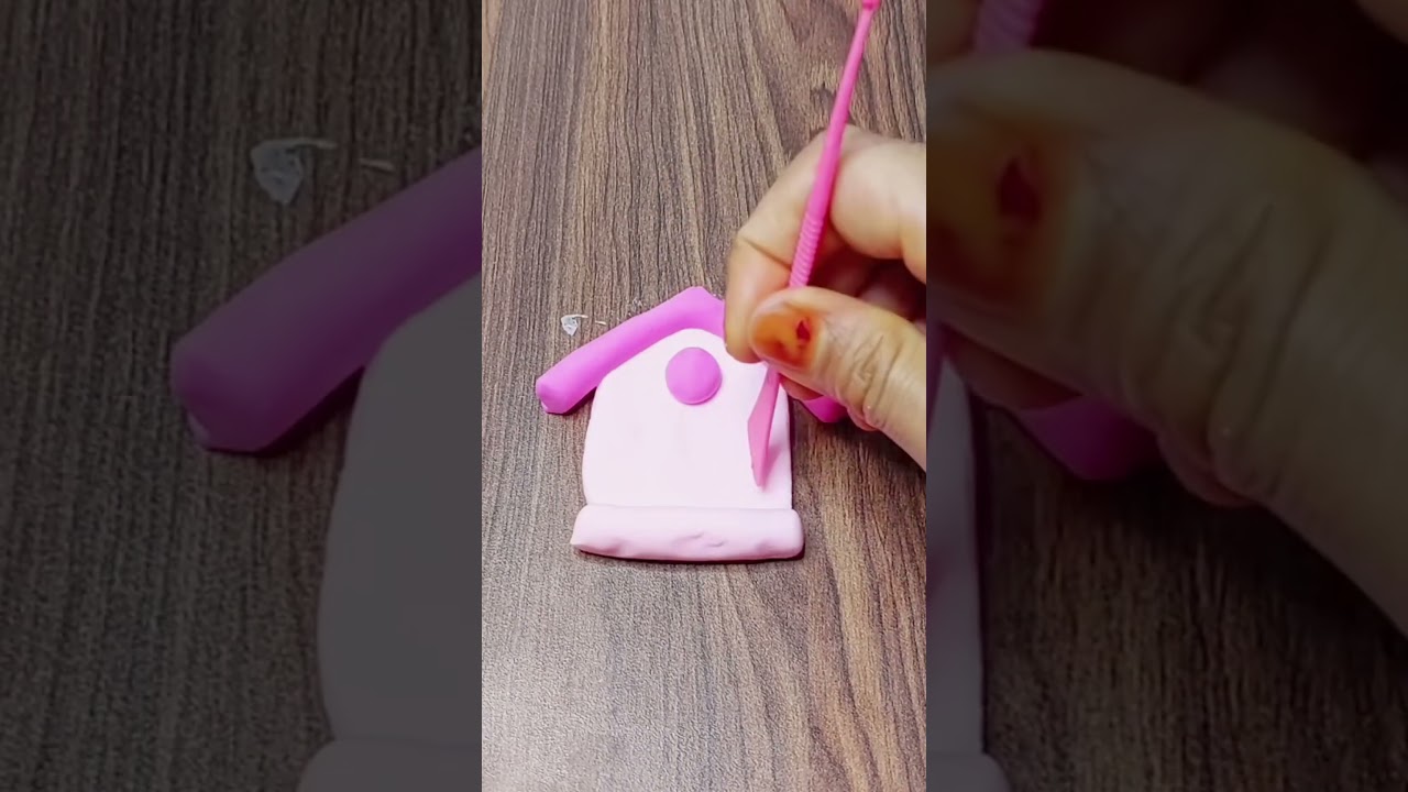 DIY Clay house | Handmade crafts | Home crafting ideas | House sculpture #claycrafts #homecraft