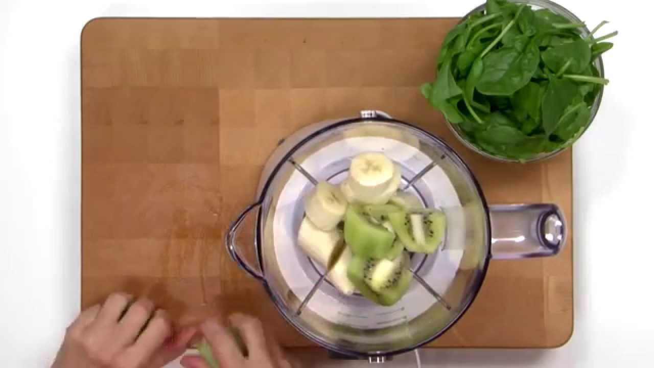 Instructievideo: Groene smoothie maken