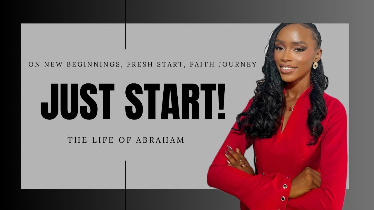 On new beginnings, fresh start, journey of faith and the believer’s guide to JUST STARTING.