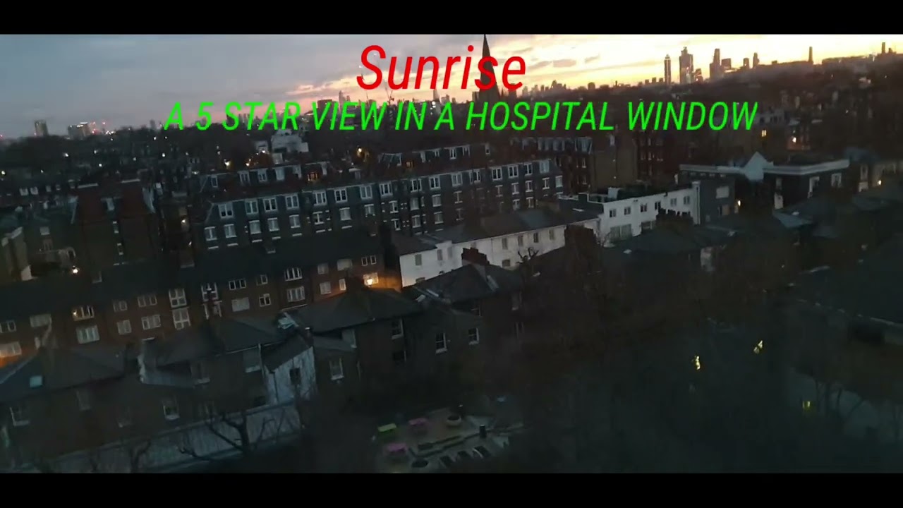LONDON 5-STAR VIEW || FANTASTIC LIKE HOTEL TERRACE VIEW IN A HOSPITAL WINDOW #gvoxroverytchannel