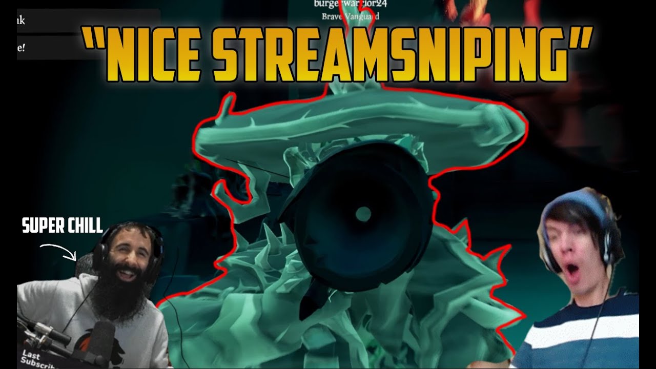 Upset Streamers Call Stream Sniping In Sea of Thieves