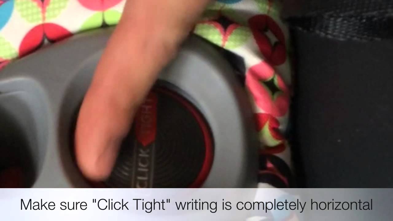 Britax Click Tight convertible Installed Rear-facing