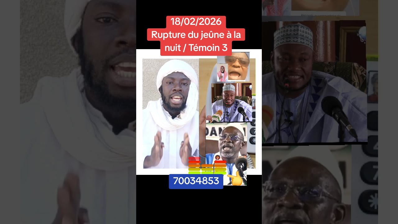 Oustaz Berthé, Témoin 3 / Rupture du jeûne à la nuit 