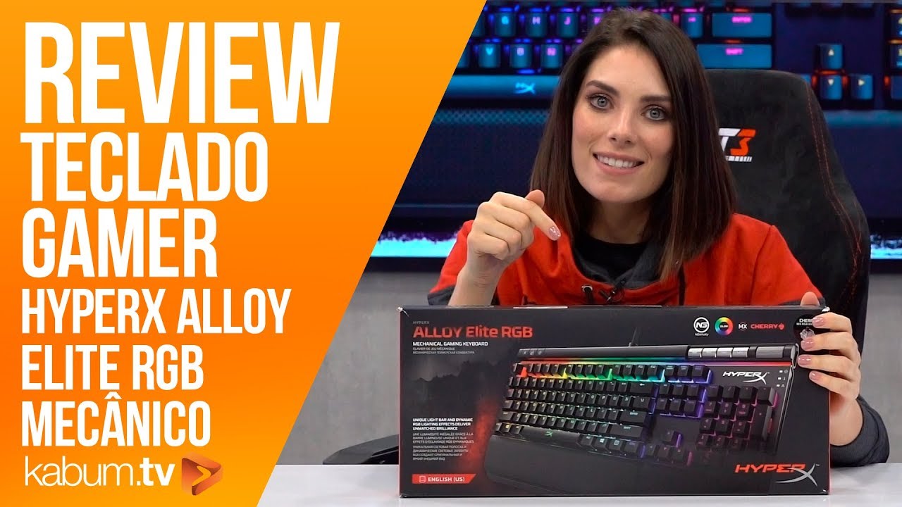 NOVO Teclado Alloy Elite RGB da HYPERX | KaBuM!