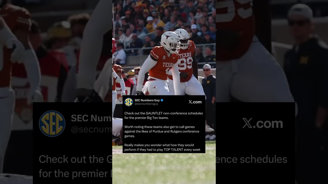Big Ten&rsquo;s &ldquo;Tough&rdquo; Schedules? Think Again&hellip; 👀🏈