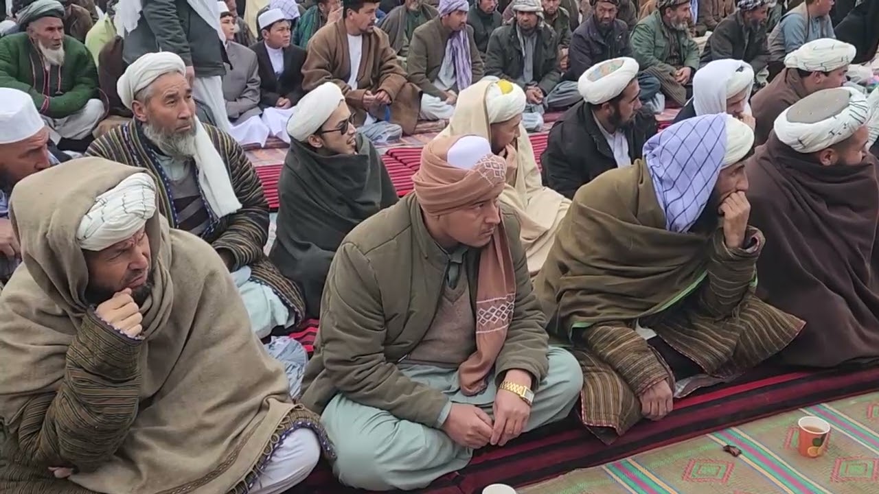 آخرین درس امام بخاری شریف از طرف شیخ صنیع الله فرهمند در محفل دستاربندی ولسوالی قلعه زال شهر آقتیپه