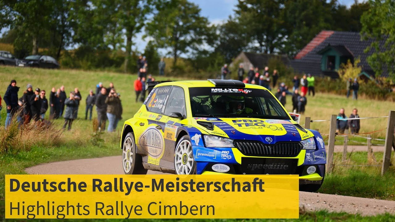 Rallye-Action im Norden | Highlights Rallye Cimbern 2022 | Deutsche Rallye-Meisterschaft