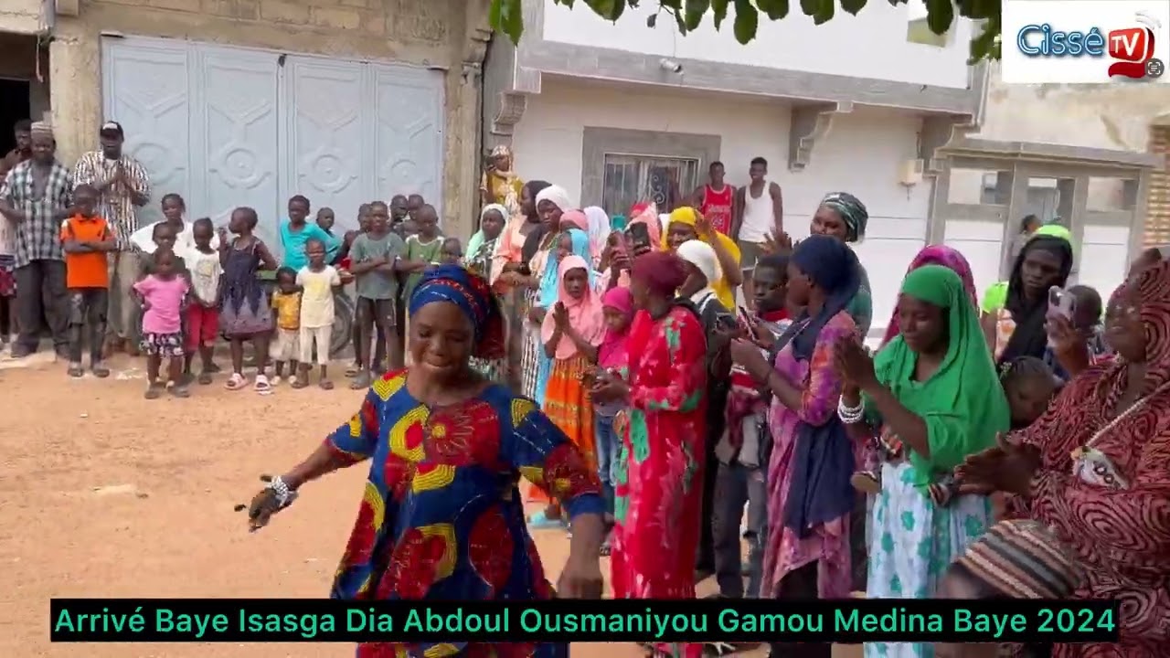 Arrivé Baye Isaga dia Abdoul Ousmaniyou Gamou International Medina Baye Kaolack 2024