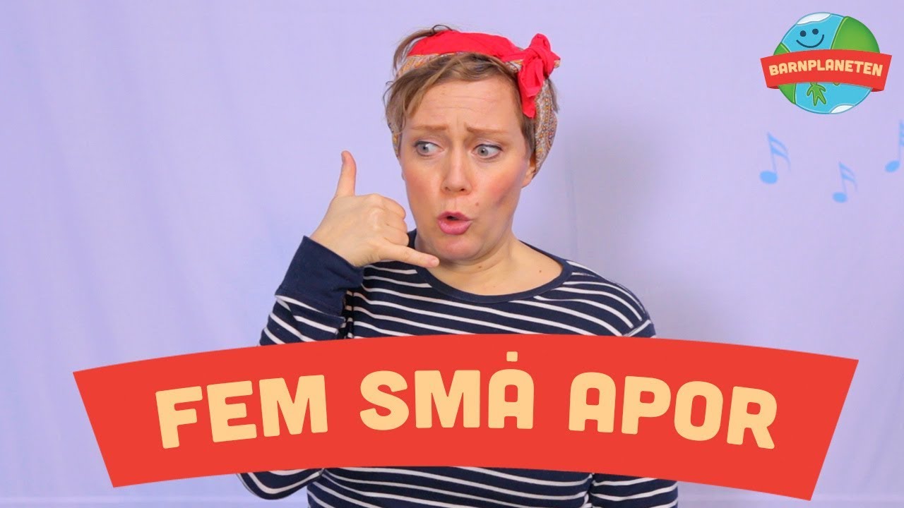 Kompisbandet - Fem sm&aring; apor