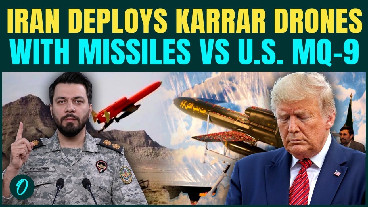 Новый иранский дрон Karrar ОХОТИТСЯ на американские MQ-9 Reaper, БПЛА Karrar теперь ВООРУЖЕН раке...
