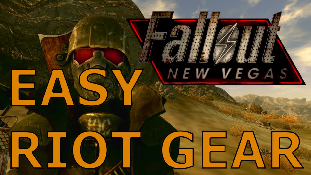 Fallout New Vegas: Easy Riot Gear #gaming #fallout #roleplay
