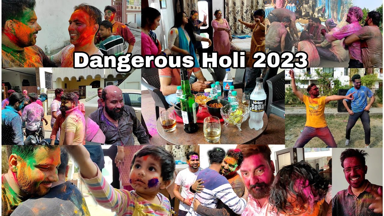 Desi Holi 2023 | World's Most Dangerous Holi | Indian Holi | 2023 Holi Celebration