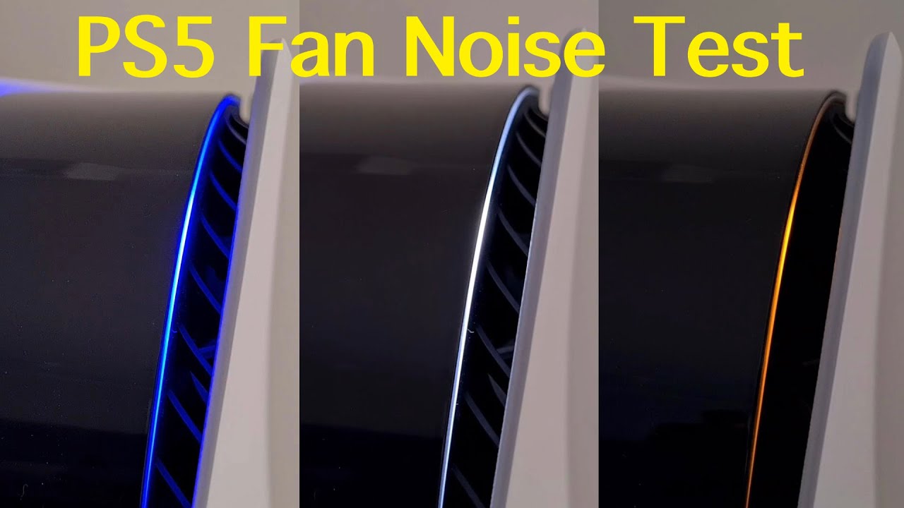 PS5 Fan Noise Test - Disc and Disc-less Gameplay, Powering On/ Off, Rest Mode.