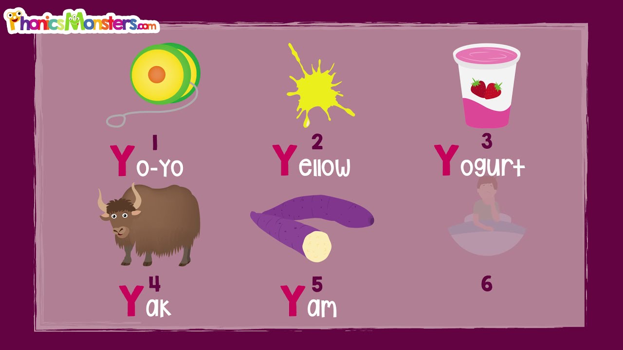 Level 1 - Video 8.3 Practice Yy ~ Phonicsmonsters.com