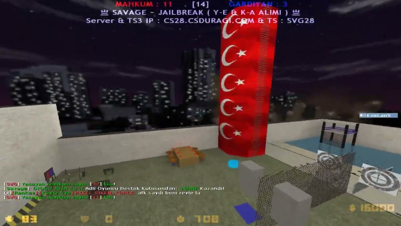 Cs 1.6 jail isyan cfg denildim