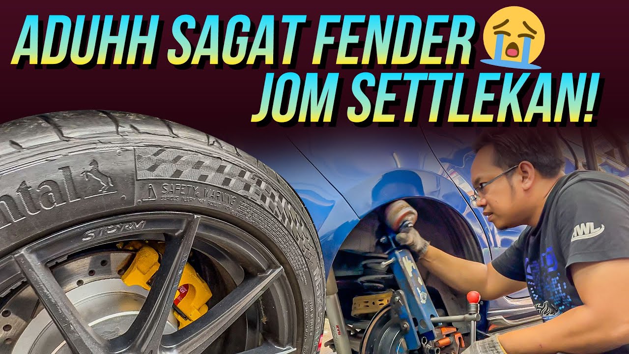 Selesaikan MASALAH SAGAT FENDER dengan ROLL FENDER | Myvi G3