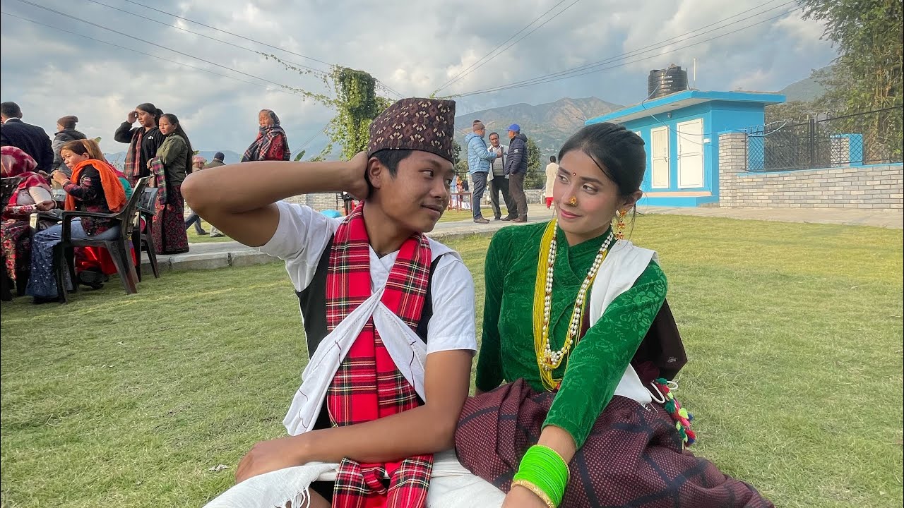 Mali gailai bateyko damla with Suman gurung dajey 🙏😍❤️ in pokhara 🙏😍❤️