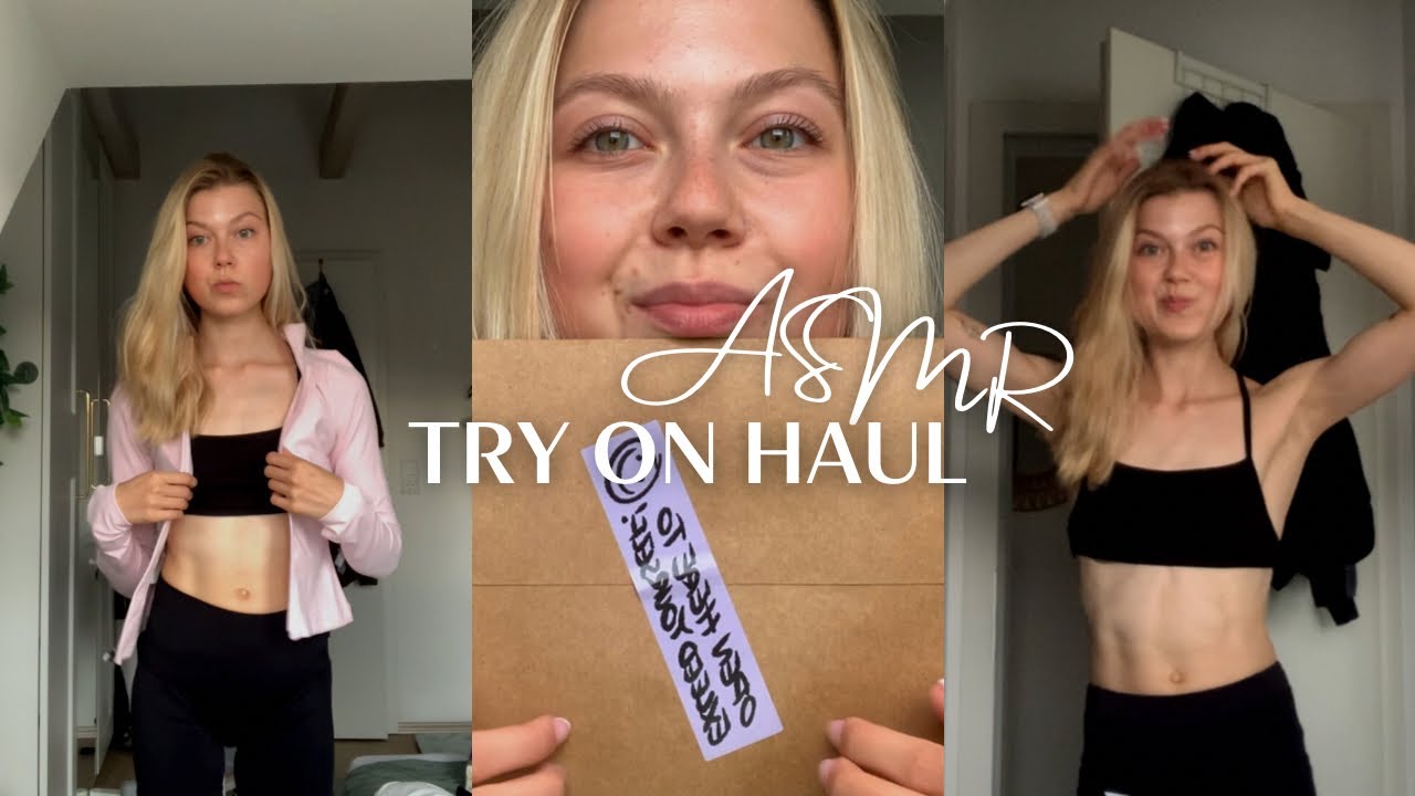 ASMR Haul ✨ Flüstern & Body Triggers | Sport Outfit Try On (PROZIS)