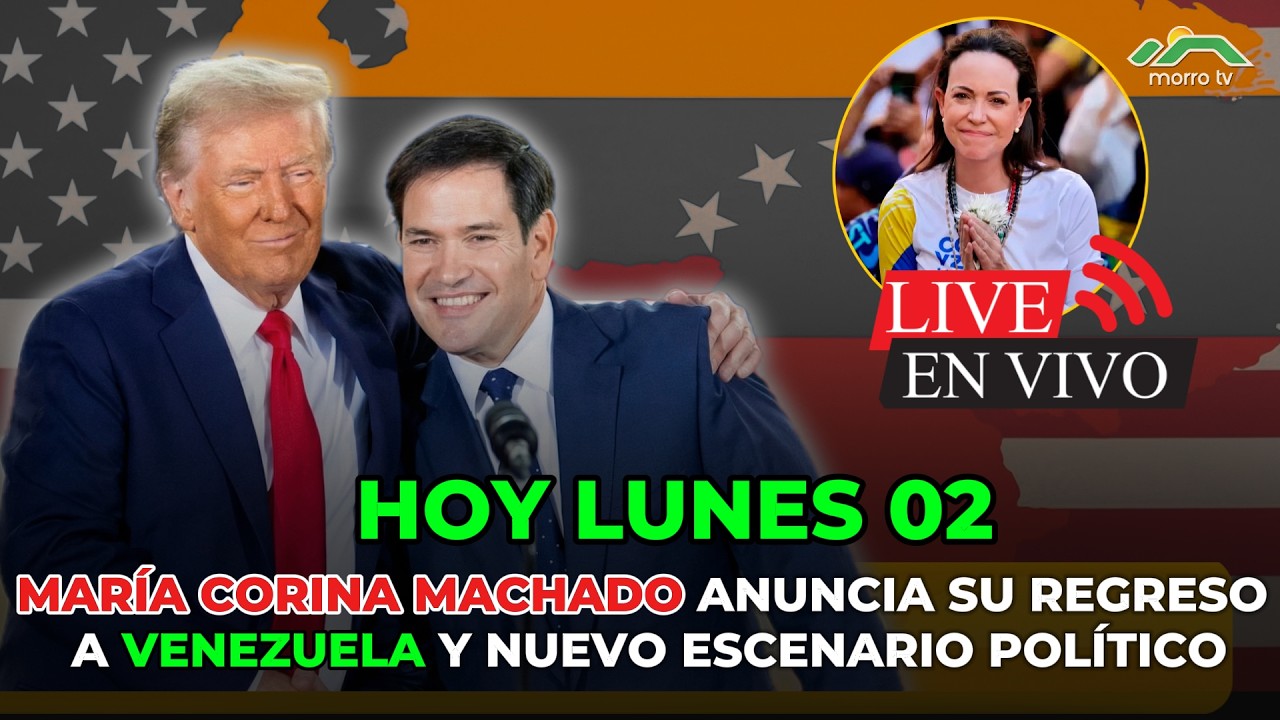 ÚLTIMO MINUTO 🔴 MARÍA CORINA MACHADO ANUNCIA SU REGRESO A VENEZUELA Y NUEVO ESCENARIO POLÍTICO