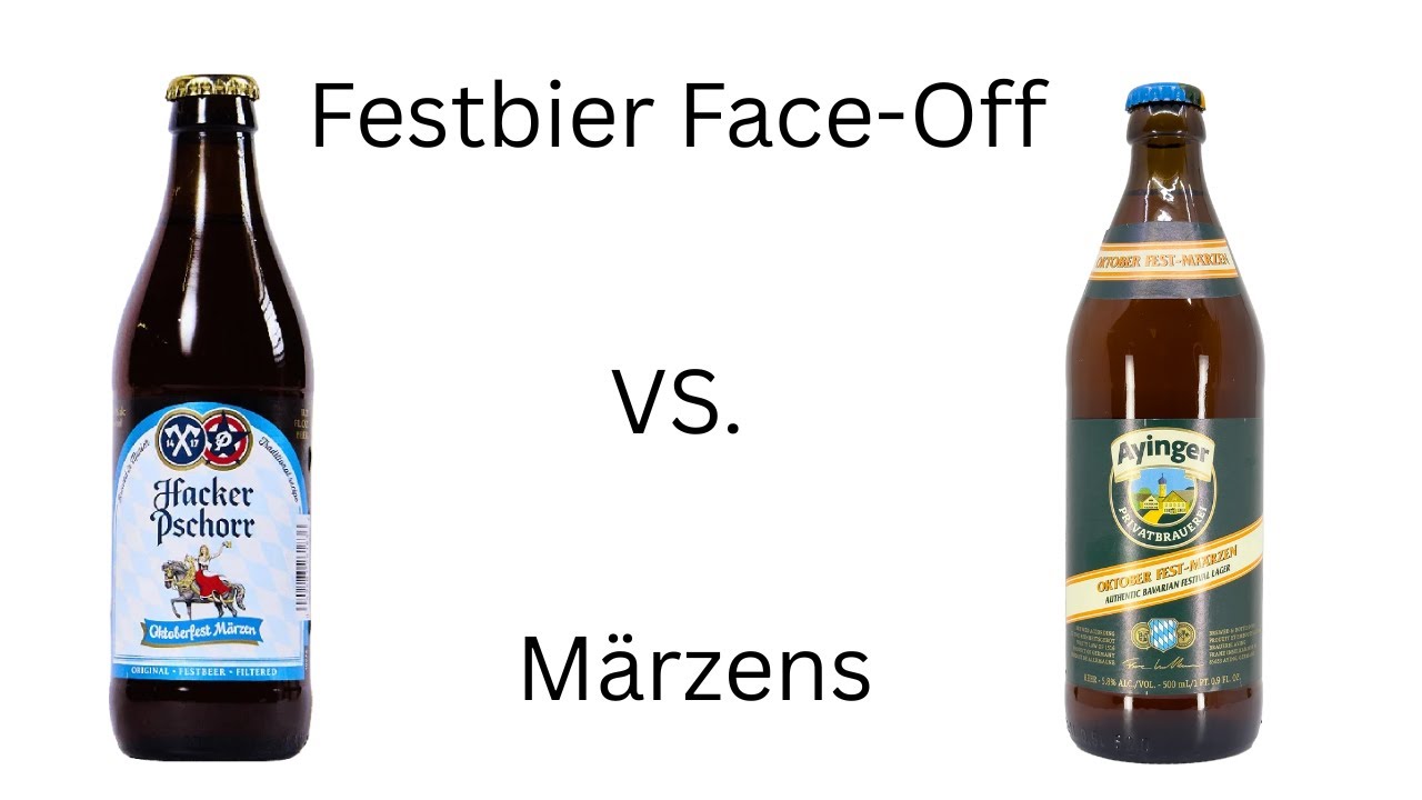 Hacker-Pschorr Oktoberfest Märzen vs Ayinger Oktober Fest-Märzen