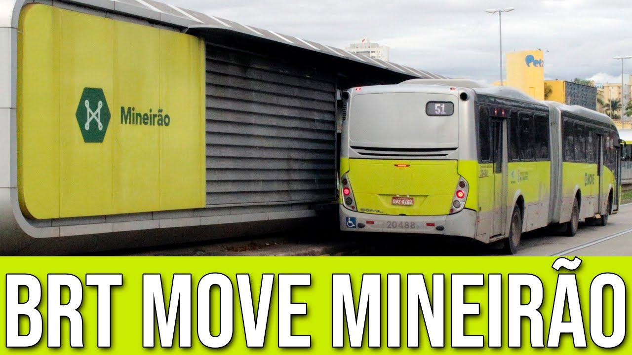 BRT MOVE Mineirão (Belo Horizonte/MG) - Movimentação de Ônibus #104