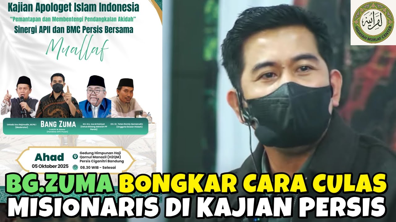 Bang Zuma Bongkar Cara Licik Misionaris Memurtadkan Saudara Kita di Kajian PERSIS Bandung