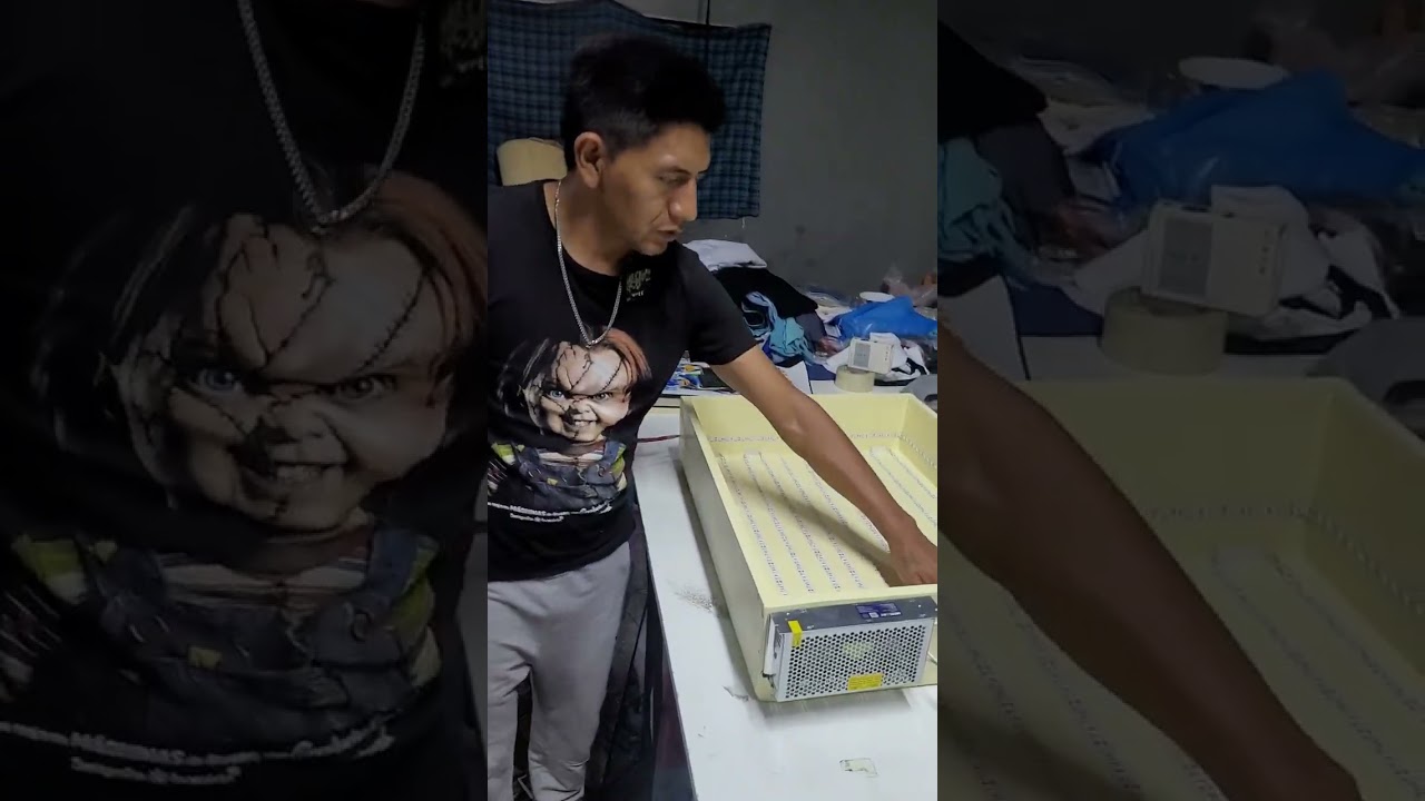 Mesa casera para exposición  de luz Uv para serigrafía 