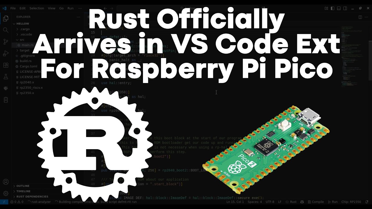 The Raspberry Pi Pico Now Has Official Rust Tools - Here&rsquo;s How it Works