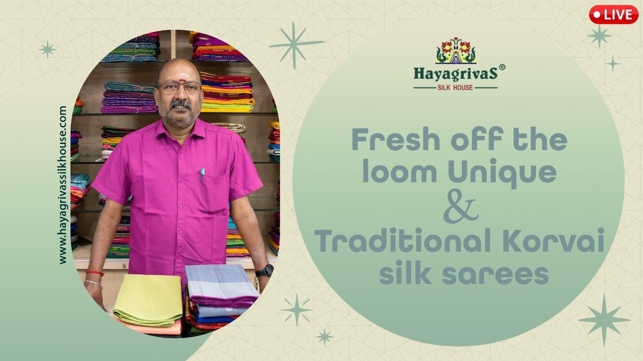 Hayagrivas - Pure Kanjivaram silk sarees Live