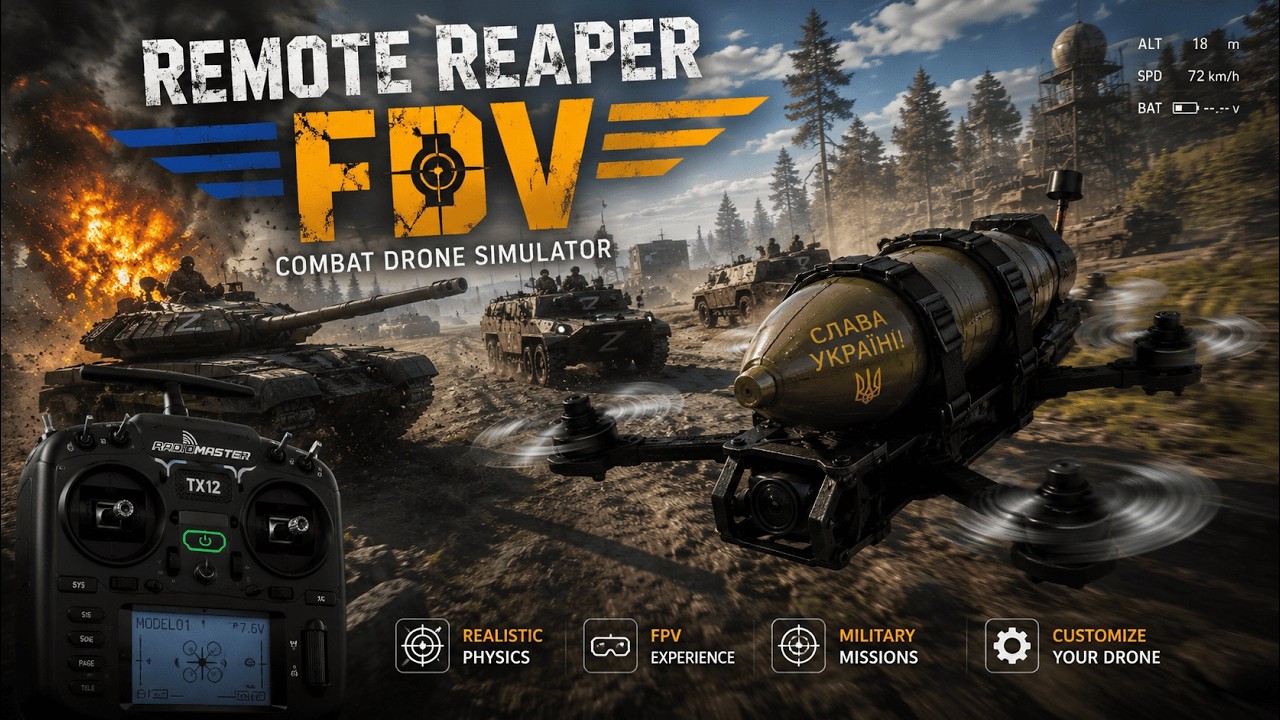 REMOTE REAPER: FPV DRONE + RadioMaster TX12