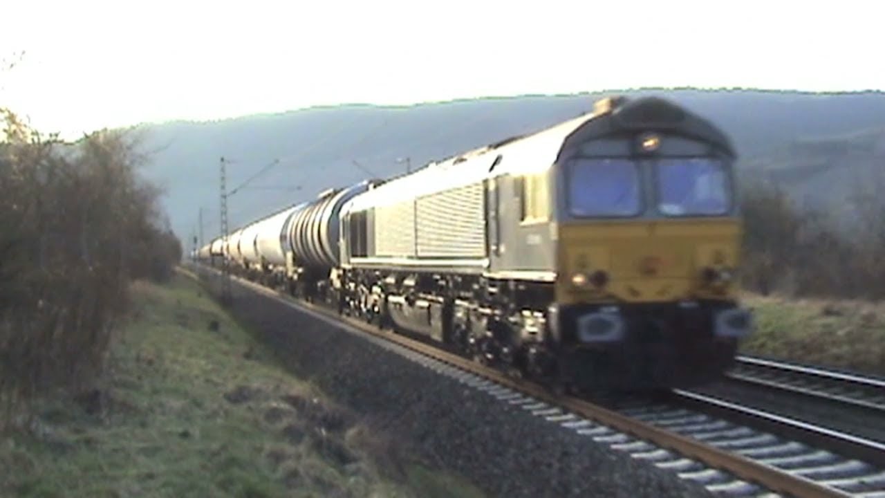 Z&uuml;ge Osterspai, CB Rail Class 66, 152, Alpha Trains 185, Railion 185, DB 185, 145, 3x 428, 2x 427