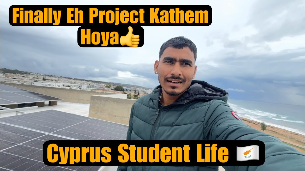 Finally Eh Project Kathem Hoya 👍|| Cyprus Student Life 🇨🇾|| #cyprus #vlog #jobs #students 
