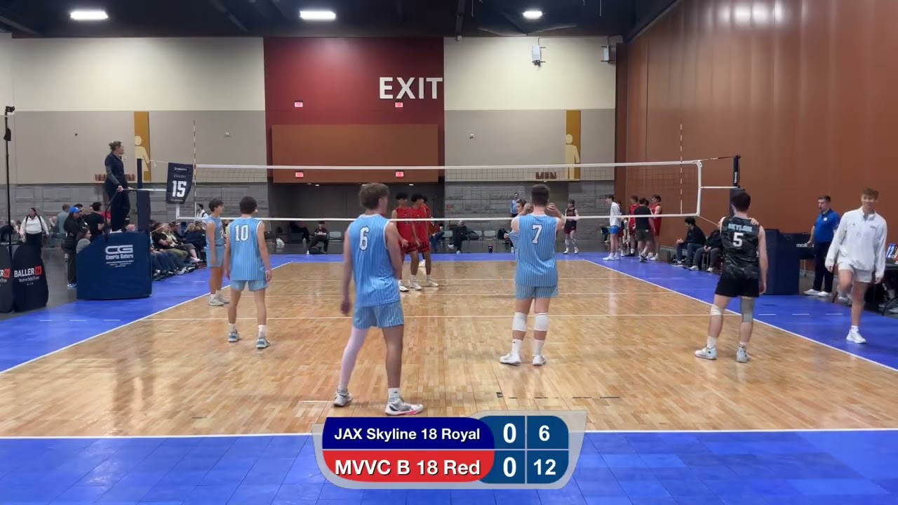 JAX SKYLINE 18 BOYS ROYAL vs MVVC B 18 RED at 2026 Mizuno Southwest Boys Classic - Day 2