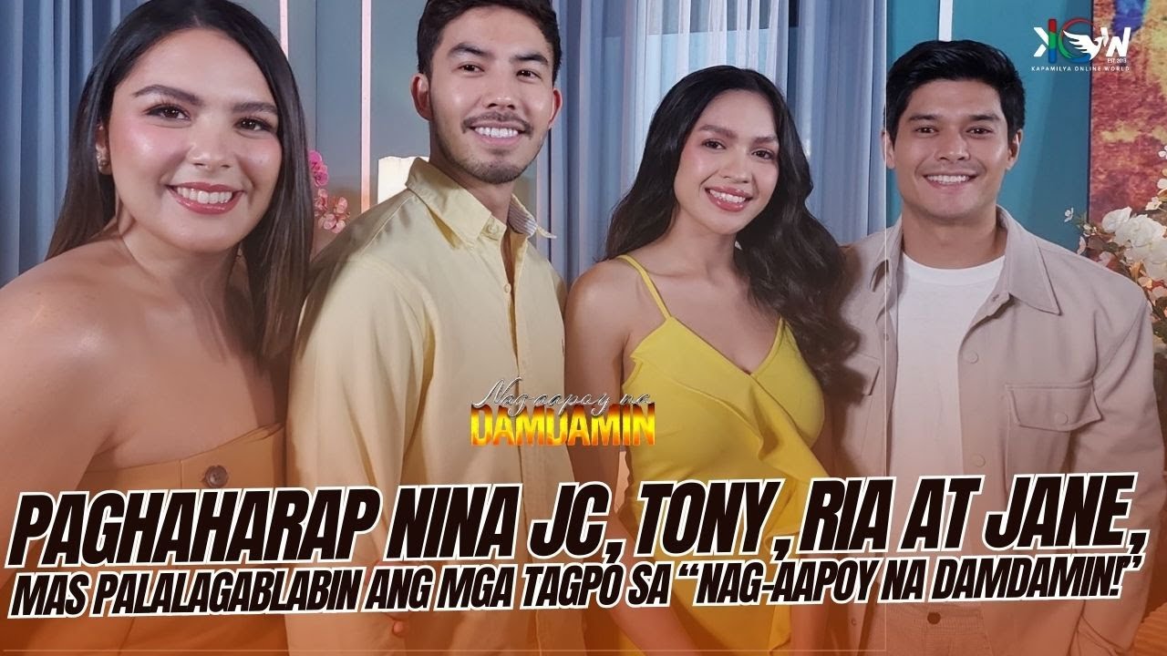 Paghaharap nina JC, Tony, Ria at Jane, mas palalagablabin ang mga tagpo sa Nag-Aapoy Na Damdamin!