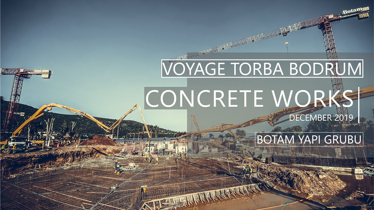 Voyage Torba Bodrum - Concrete works