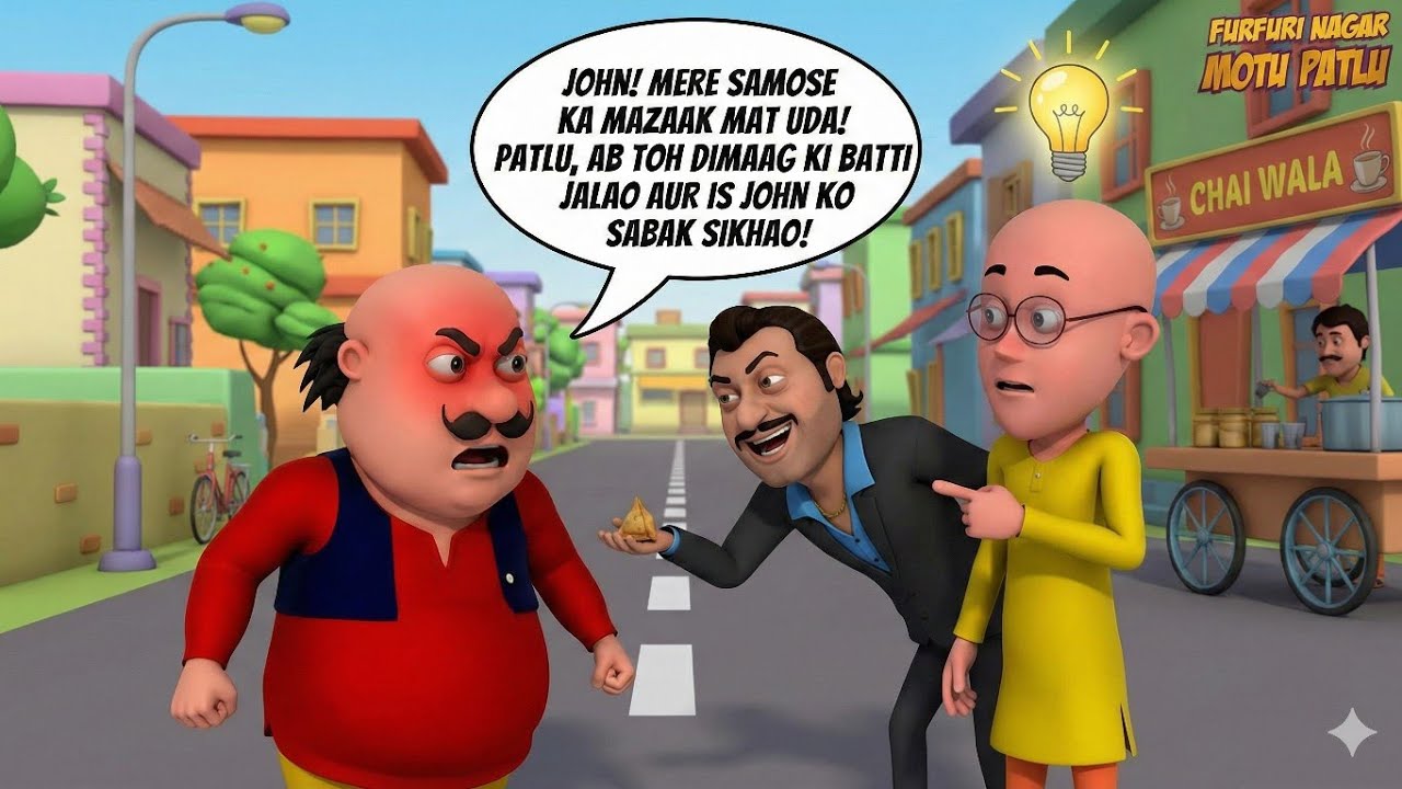 Motu Ka Chota Samosa! 😂 | John Ne Udaya Mazak | Motu Patlu Funny Moments