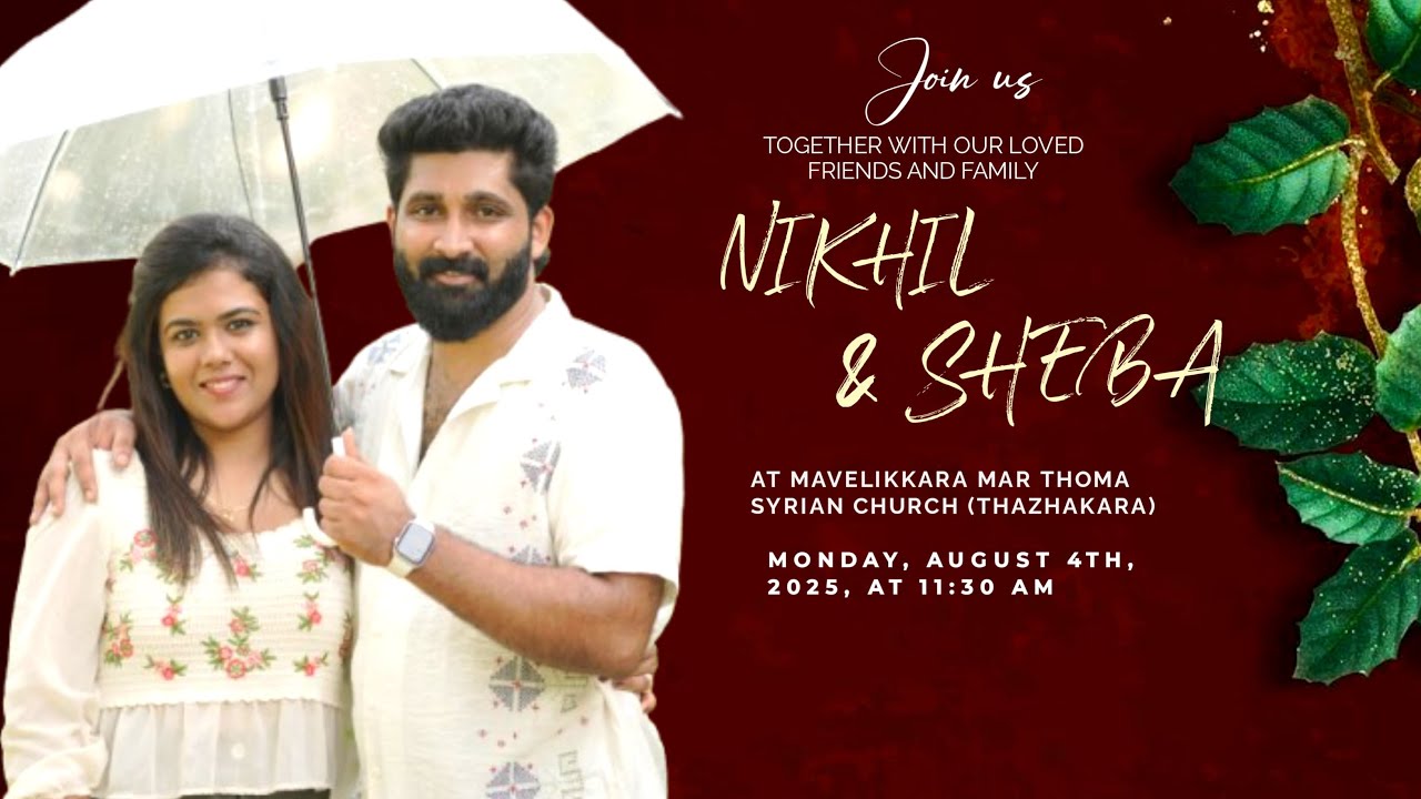 NIKHIL ALEX  & SHEBA ANN VARGHESE I Wedding Day