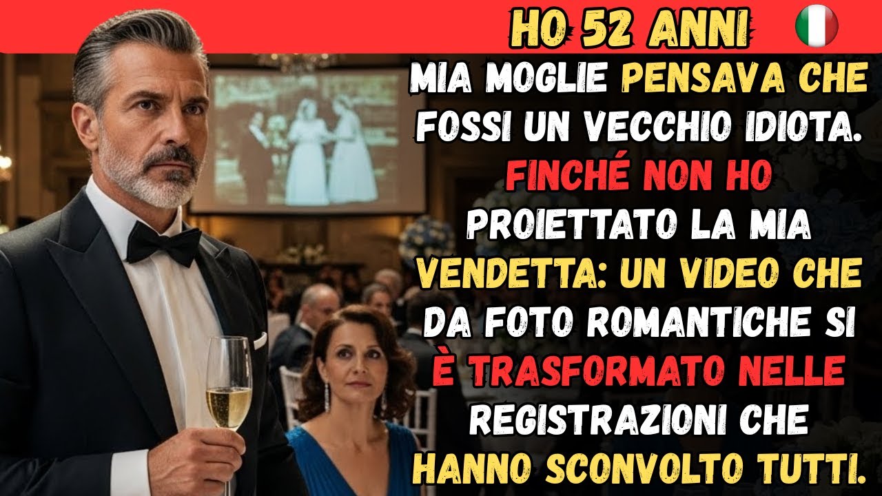 MIA MOGLIE PENSAVA CHE FOSSI UN VECCHIO IDIOTA. FINCHÉ NON HO PROIETTATO LA MIA VENDETTA: UN VIDEO..