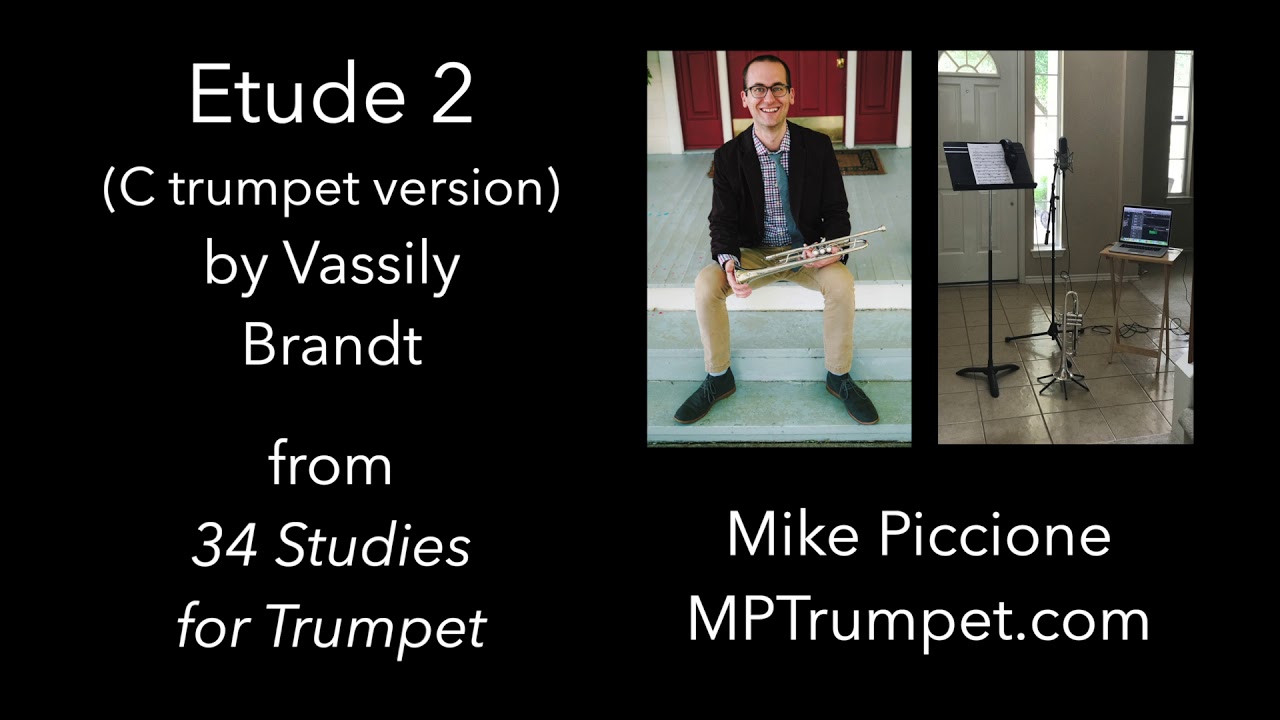 Brandt #2 from 34 Studies for Trumpet (C trumpet)