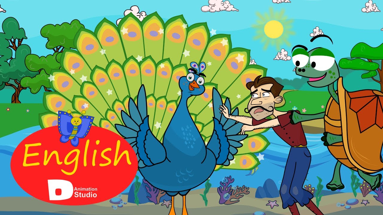 Bedtime story of Peacock And Turtle | New Stories for Kids | New Stories for Kids