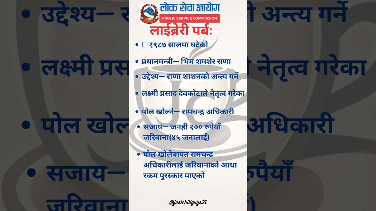 Library Parva #gk #loksewasopan #lok_sewa_aayog #loksewagyan #kharidar
