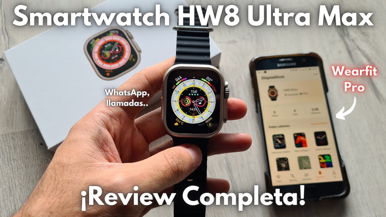 ✅️ Smartwatch HW8 Ultra Max | Características y Configuración COMPLETA | Wearfit Pro