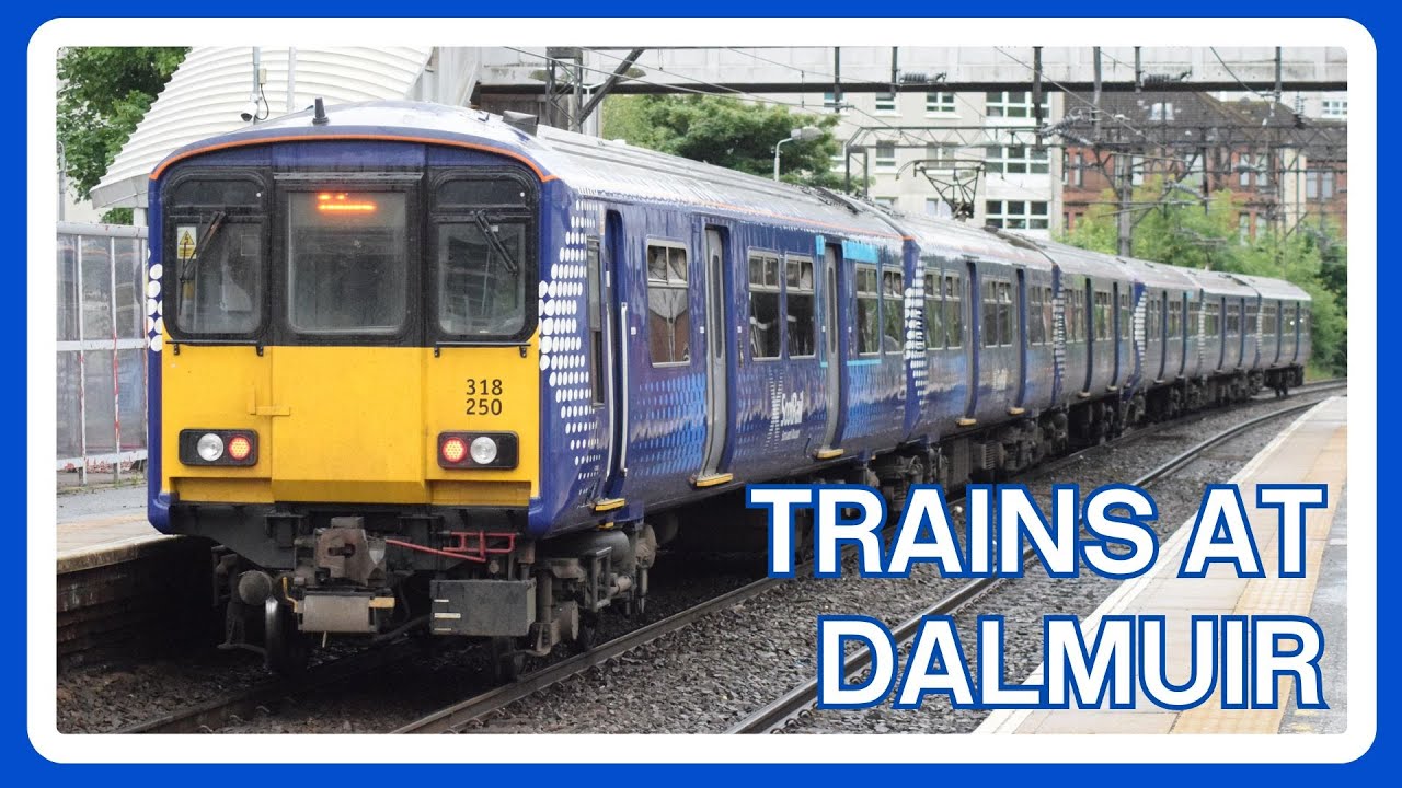 TRAINS at DALMUIR (Argyle Line/North Clyde Line) - 01/07/2024