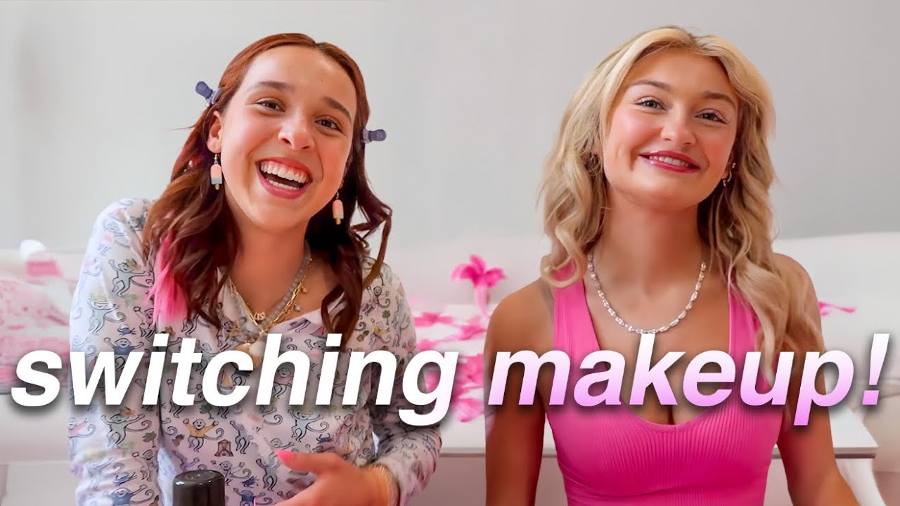 Me & Kenzie Switched Makeup Routines + Q&A 